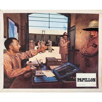 PAPILLON Lobby Cards C-N4 - 9x12 in. - 1973 - Franklin J. Schaffner, Steve McQueen - erotic