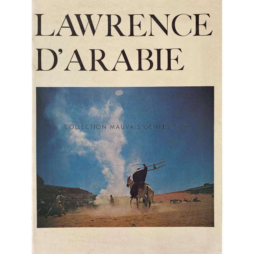 LAWRENCE OF ARABIA Program 28p - 10x12 in. - 1962 - David Lean, Peter O'Toole - erotic