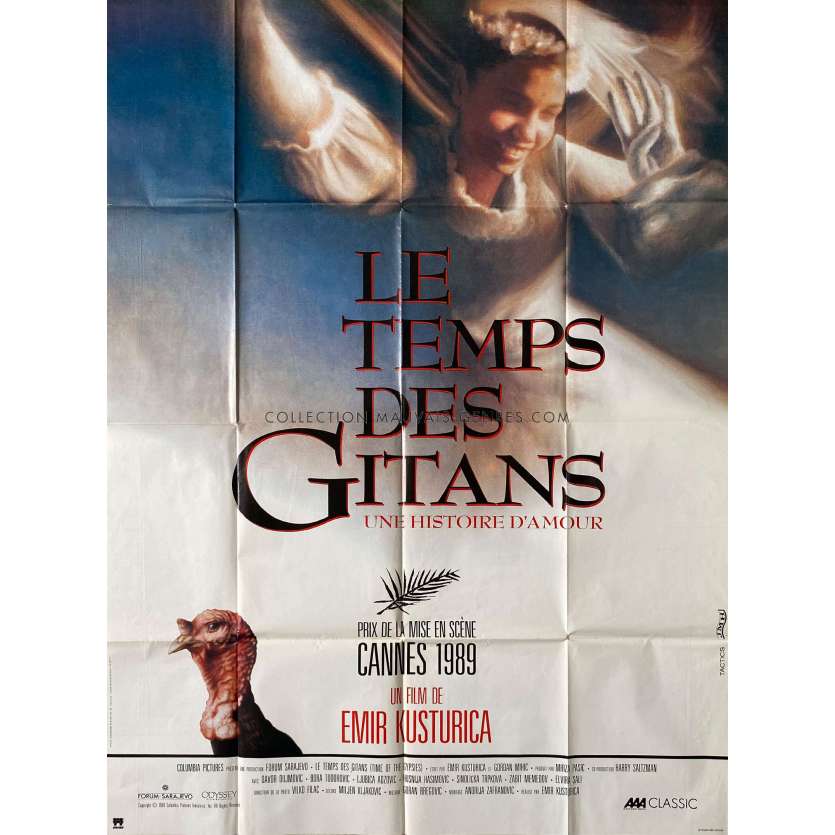 LE TEMPS DES GITANS Affiche de film- 120x160 cm. - 1988 - Davor Dujmovic, Emir Kusturica
