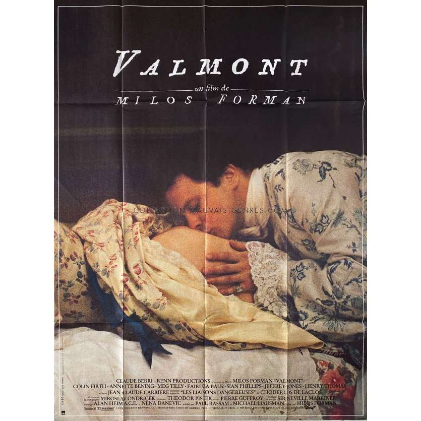 VALMONT Affiche de film- 120x160 cm. - 1989 - Colin Firth, Milos Forman
