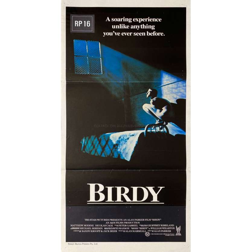 BIRDY Movie Poster- 13x30 in. - 1984 - Alan Parker, Matthew Modine, Nicolas Cage