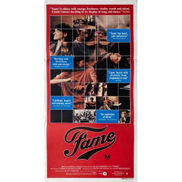 FAME Affiche de film- 33x78 cm. - 1982 - Irene Cara, Alan Parker