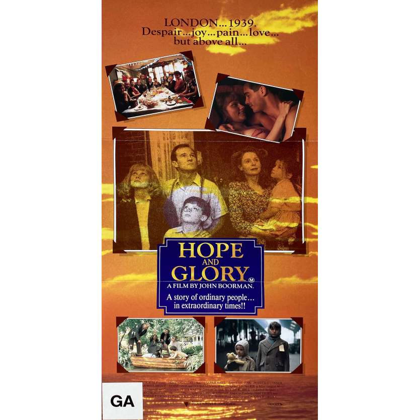 HOPE AND GLORY Movie Poster- 13x30 in. - 1987 - John Boorman, Sarah Miles