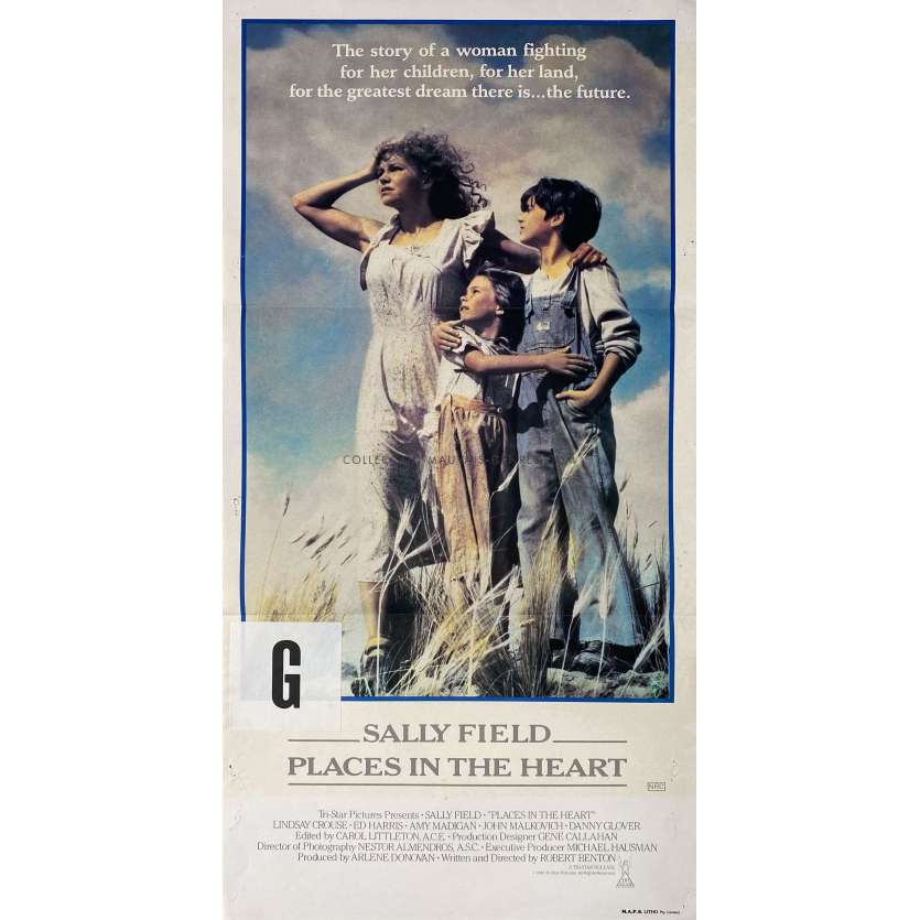 PLACES IN THE HEART Movie Poster- 13x30 in. - 1984 - Robert Benton, Sally Field