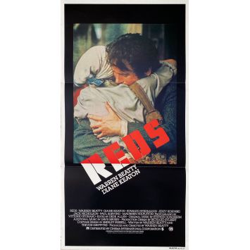 REDS Affiche de film- 33x78 cm. - 1981 - Diane Keaton, Warren Beatty