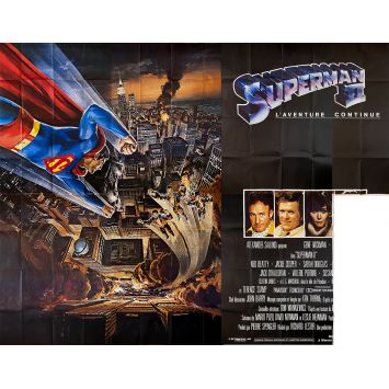 SUPERMAN 3 Affiche de film- 400x300 cm. - 1983 - Christopher Reeves, Richard Lester