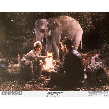 INDIANA JONES AND THE TEMPLE OF DOOM Lobby Card N2 - 11x14 in. - 1984 - Steven Spielberg, Harrison Ford