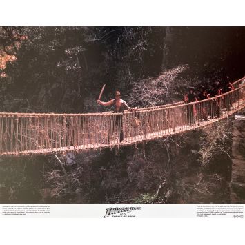 INDIANA JONES AND THE TEMPLE OF DOOM Lobby Card N4 - 11x14 in. - 1984 - Steven Spielberg, Harrison Ford