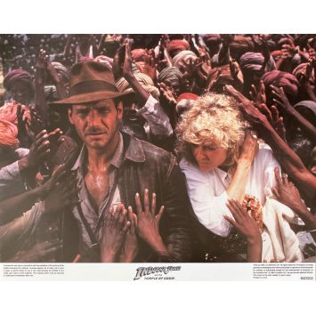 INDIANA JONES AND THE TEMPLE OF DOOM Lobby Card N6 - 11x14 in. - 1984 - Steven Spielberg, Harrison Ford
