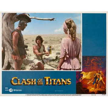 CLASH OF THE TITANS Lobby Card N3 - 11x14 in. - 1981 - Desmond Davis, Lawrence Oliver