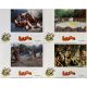 CAVEMAN Lobby Cards x4 - 11x14 in. - 1981 - Carl Gottlieb, Ringo Starr, Dennis Quaid