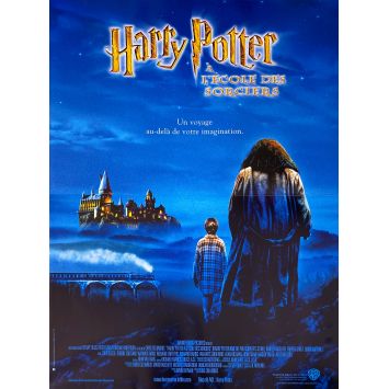 HARRY POTTER AND THE SORCERER'S STONE Movie Poster Adv. B (Hagrid) - 15x21 in. - 2001 - Chris Columbus, Daniel Radcliffe