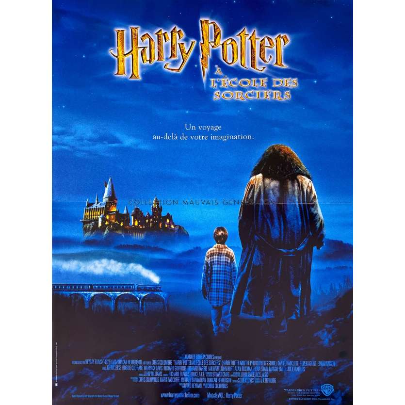 HARRY POTTER AND THE SORCERER'S STONE Movie Poster Adv. B (Hagrid) - 15x21 in. - 2001 - Chris Columbus, Daniel Radcliffe