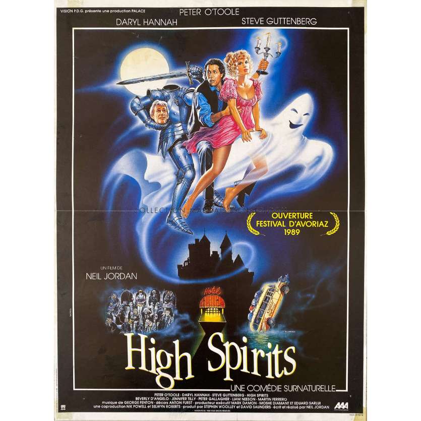 HIGH SPIRITS Affiche de film- 40x54 cm. - 1988 - Peter O'Toole, Neil Jordan
