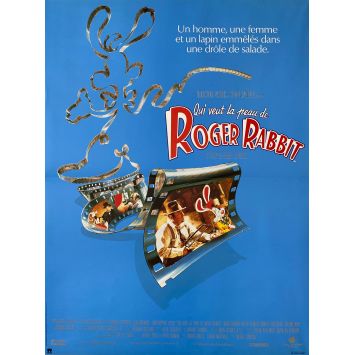 QUI VEUT LA PEAU DE ROGER RABBIT Affiche de film Mod. A - 40x54 cm. - 1988 - Bob Hoskins, Christopher Lloyd, Robert Zemeckis