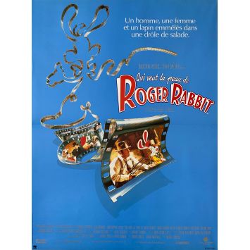 WHO FRAMED ROGER RABBIT Movie Poster Style A - 15x21 in. - 1988 - Robert Zemeckis, Bob Hoskins, Christopher Lloyd