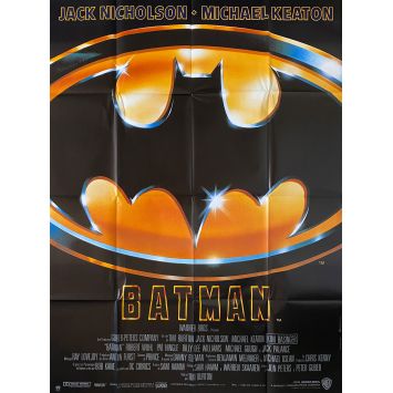 BATMAN Affiche de film- 120x160 cm. - 1989 - Jack Nicholson, Tim Burton