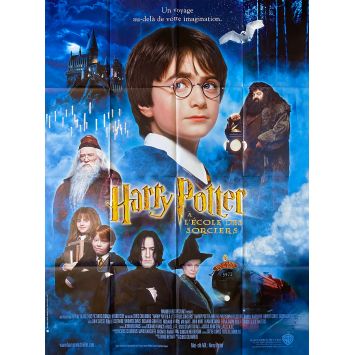 HARRY POTTER AND THE SORCERER'S STONE Movie Poster- 47x63 in. - 2001 - Chris Columbus, Daniel Radcliffe HARRY POTTER AND THE SORCERER'S STONE Movie Poster- 47x63 in. - 2001 - Chris Columbus, Daniel Radcliffe