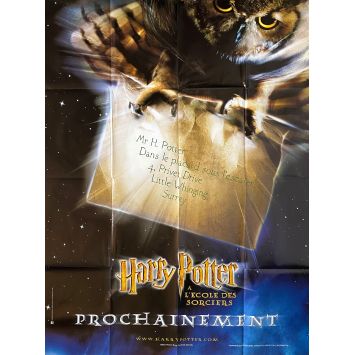 HARRY POTTER A L'ECOLE DES SORCIERS Affiche de film Prev. A (Hedwige) - 120x160 cm. - 2001 - Daniel Radcliffe, Chris Columbus