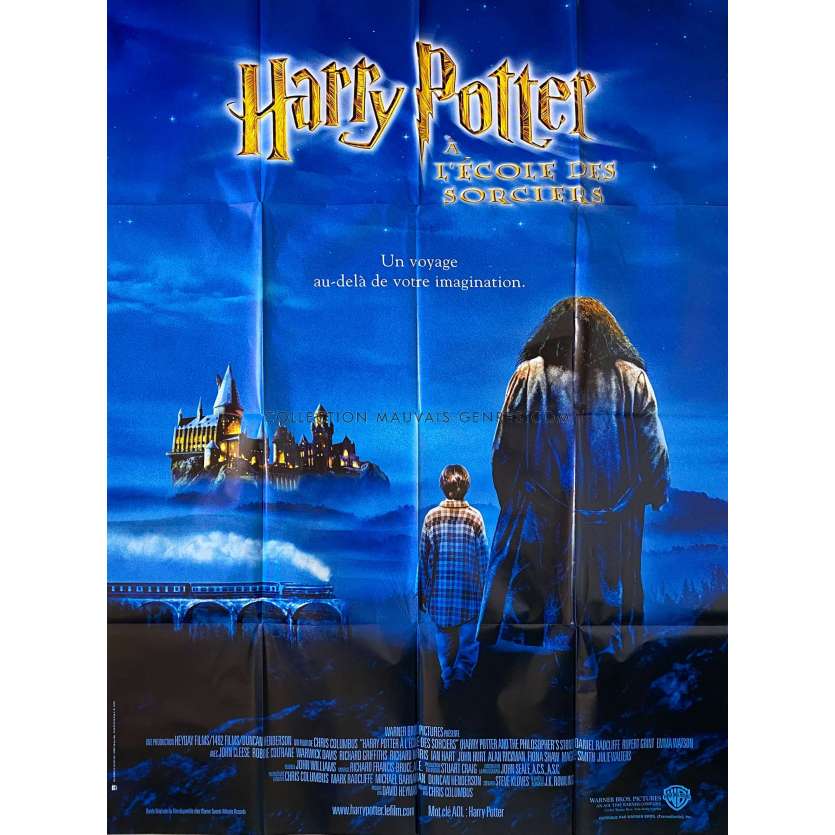 HARRY POTTER A L'ECOLE DES SORCIERS Affiche de film Prev. B (Hagrid) - 120x160 cm. - 2001 - Daniel Radcliffe, Chris Columbus