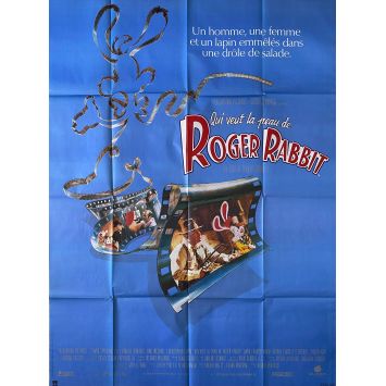 QUI VEUT LA PEAU DE ROGER RABBIT Affiche de film Mod A- 120x160 cm. - 1988 - Bob Hoskins, Christopher Lloyd, Robert Zemeckis