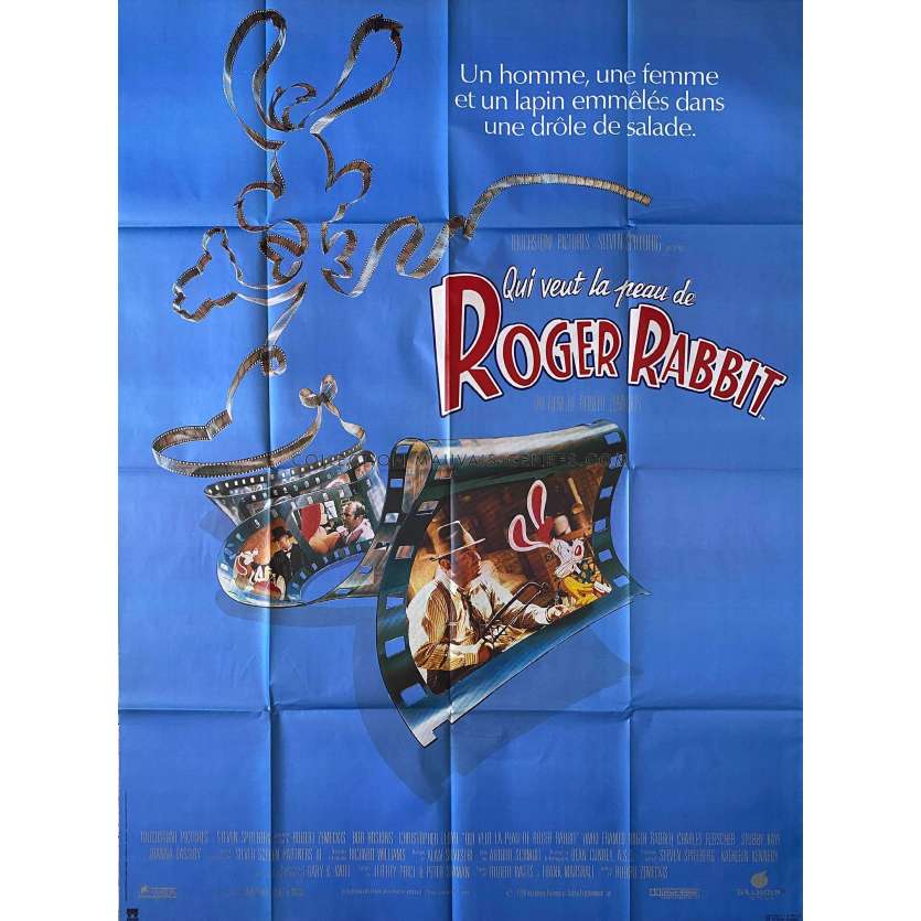 WHO FRAMED ROGER RABBIT Movie Poster Mod A - 47x63 in. - 1988 - Robert Zemeckis, Bob Hoskins, Christopher Lloyd