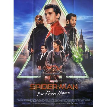 SPIDER-MAN FAR FROM HOME Affiche de film- 120x160 cm. - 2019 - Tom Holland, Jon Watts