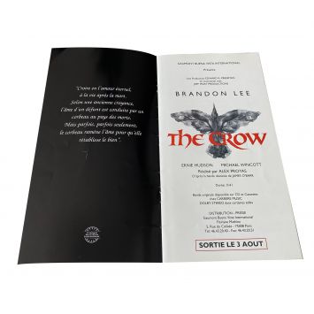 THE CROW Dossier de presse- 21x30 cm. - 1994 - Brandon Lee, Alex Proyas