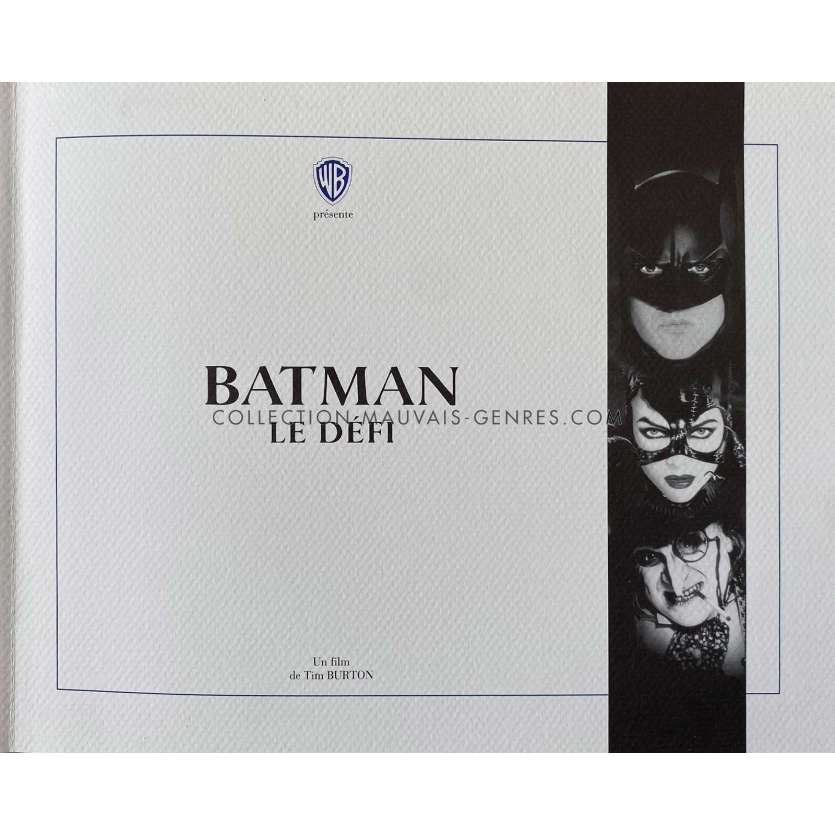 BATMAN 2 LE DEFI Dossier de presse 56 pages - 21x30 cm. - 1992 - Michael Keaton, Tim Burton