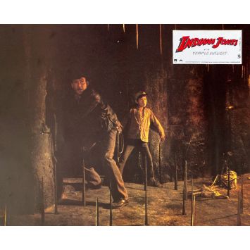 INDIANA JONES AND THE TEMPLE OF DOOM Lobby Card N4 - 9x12 in. - 1984 - Steven Spielberg, Harrison Ford