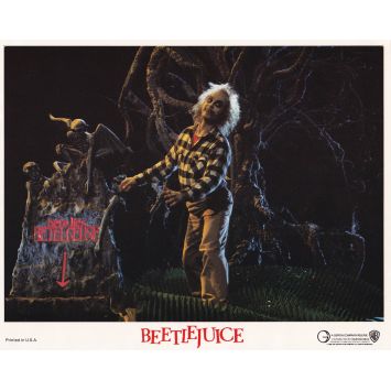 BEETLEJUICE Photo de film N01 - 20x25 cm. - 1988 - Michael Keaton, Tim Burton