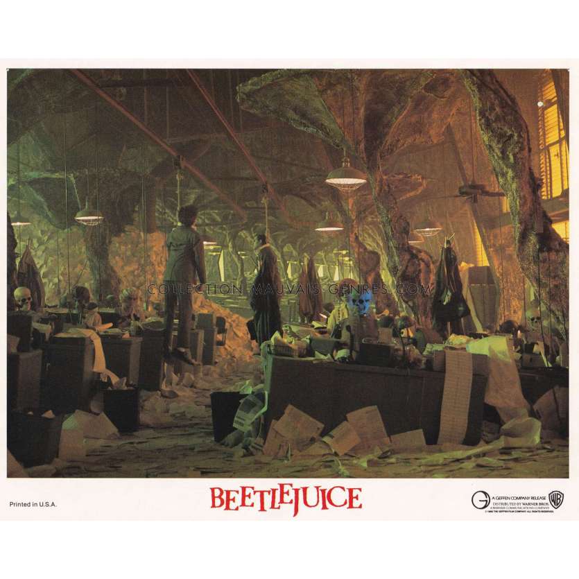 BEETLEJUICE Photo de film N03 - 20x25 cm. - 1988 - Michael Keaton, Tim Burton