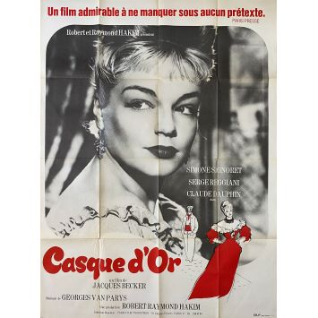 CASQUE D'OR Affiche de film- 120x160 cm. - 1952/R1960 - Simone Signoret, Jacques Becker