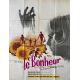 LE BONHEUR Affiche de film- 120x160 cm. - 1967 - Jean-Claude Drouot, Agnès Varda