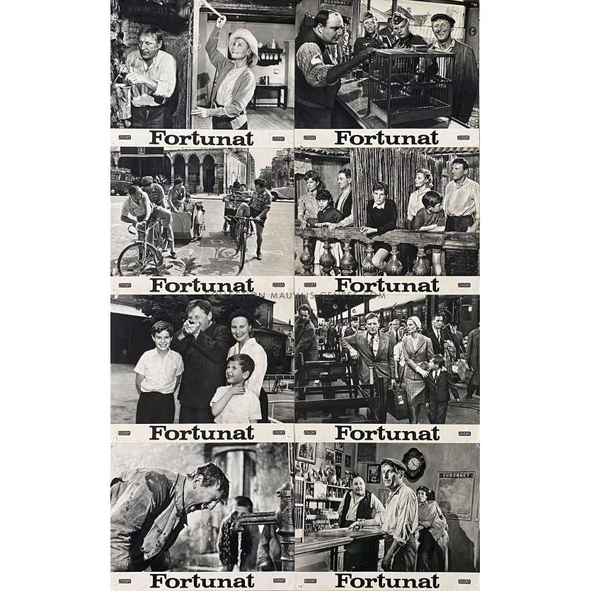 FORTUNAT Photos de film x14 - 24x30 cm. - 1960 - Bourvil, Michèle Morgan, Alex Joffé