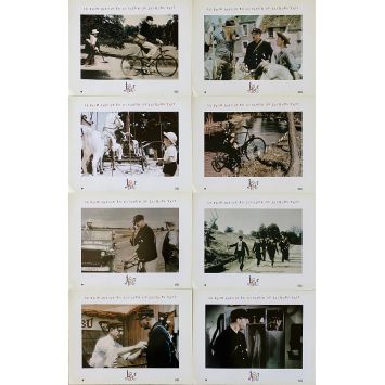 JOUR DE FETE Lobby Cards x8 - 9x12 in. - 1949/R1990 - Jacques Tati, Paul Frankeur