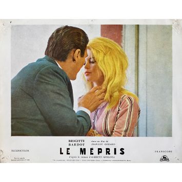 CONTEMPT Lobby Card N02 - 10x12 in. - 1963 - Jean-Luc Godard, Brigitte Bardot