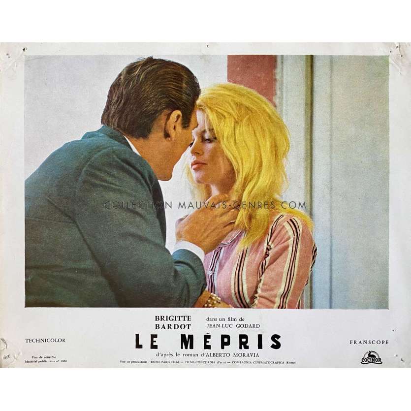 CONTEMPT Lobby Card N02 - 10x12 in. - 1963 - Jean-Luc Godard, Brigitte Bardot