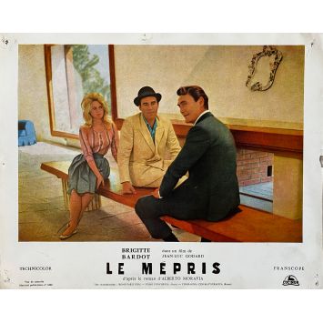 CONTEMPT Lobby Card N03 - 10x12 in. - 1963 - Jean-Luc Godard, Brigitte Bardot
