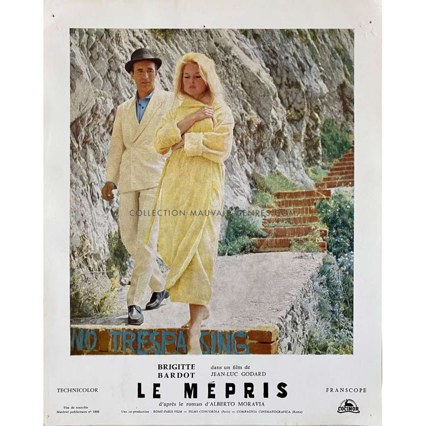 LE MEPRIS Photo de film N05 - 24x30 cm. - 1963 - Brigitte Bardot, Jean-Luc Godard