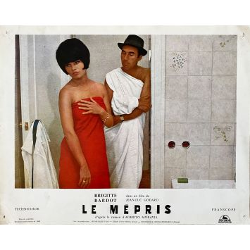 CONTEMPT Lobby Card N08 - 10x12 in. - 1963 - Jean-Luc Godard, Brigitte Bardot