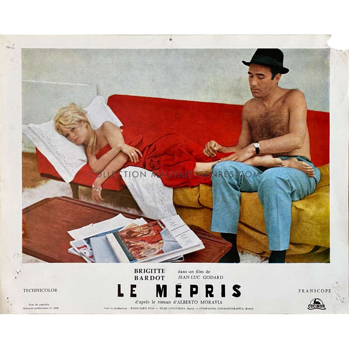 CONTEMPT French Lobby Card - 10x12 in. - 1963 N09