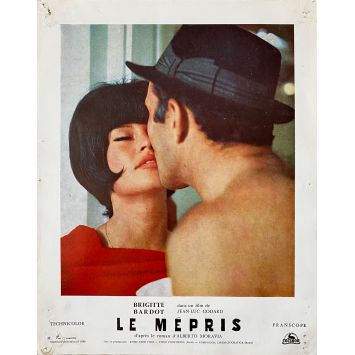 CONTEMPT Lobby Card N11 - 10x12 in. - 1963 - Jean-Luc Godard, Brigitte Bardot
