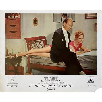 AND GOD CREATED WOMAN Lobby Card N03 - 10x12 in. - 1956 - Roger Vadim, Brigitte Bardot