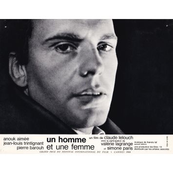 UN HOMME ET UNE FEMME Photo de film N04 - 21x30 cm. - 1966 - Anouk Aimée, Jean-Louis Trintignant, Claude Lelouch