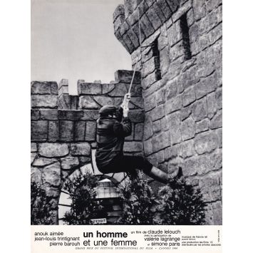 UN HOMME ET UNE FEMME Photo de film N07 - 21x30 cm. - 1966 - Anouk Aimée, Jean-Louis Trintignant, Claude Lelouch