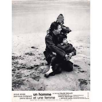 UN HOMME ET UNE FEMME Photo de film N14 - 21x30 cm. - 1966 - Anouk Aimée, Jean-Louis Trintignant, Claude Lelouch