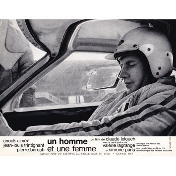 MAN & A WOMAN Lobby Card N20 - 9x12 in. - 1966 - Claude Lelouch, Anouk Aimée, Jean-Louis Trintignant