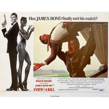 A VIEW TO A KILL Lobby Card N1 - 11x14 in. - 1985 - James Bond, Roger Moore