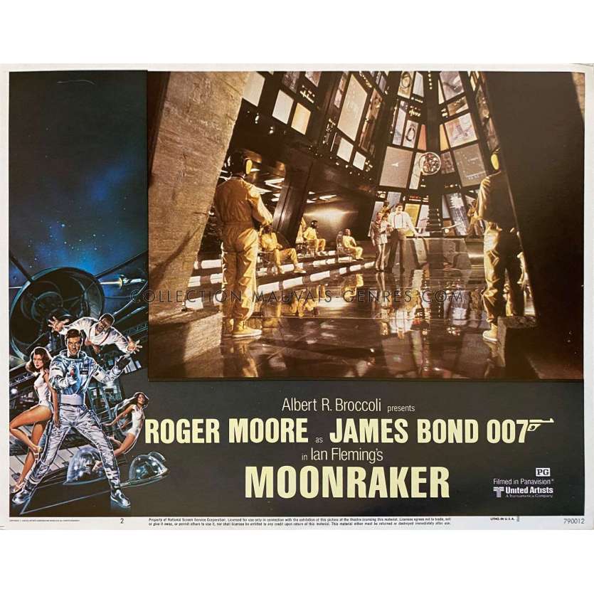 MOONRAKER Lobby Card N2 - 11x14 in. - 1979 - James Bond, Roger Moore